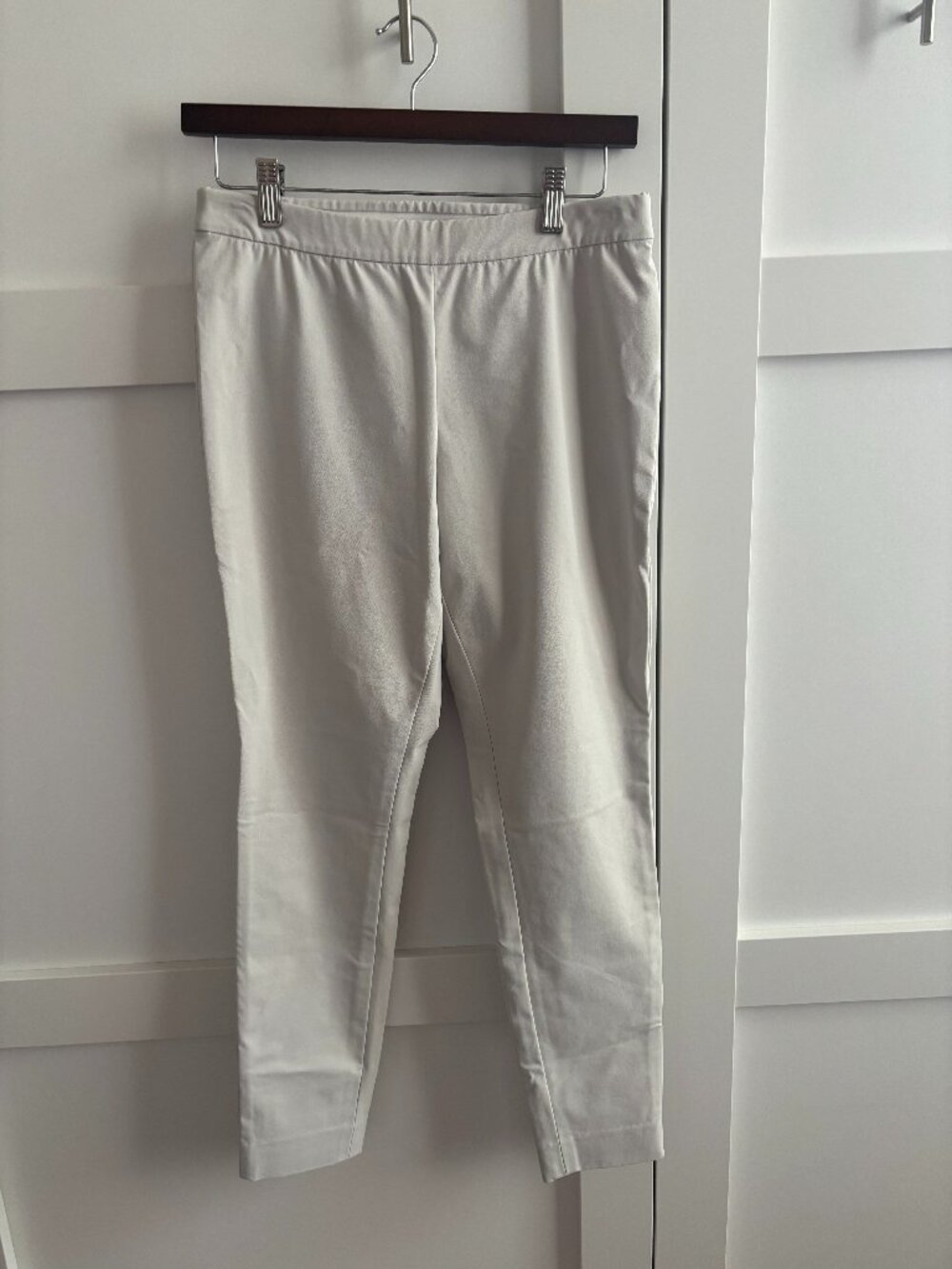 Lafayette 148 New York Murray Pull On Pants Stretch Tapered Size M (#110)